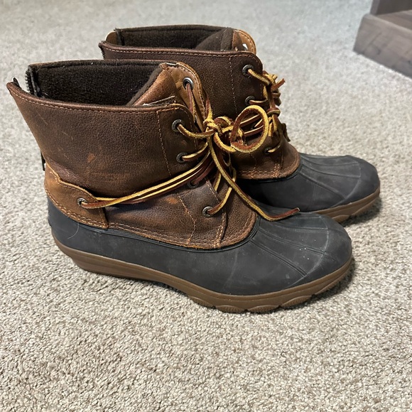 Sperry Saltwater Wedge Boots - Picture 1 of 6